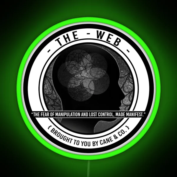 The Web Badge RGB Neon Sign