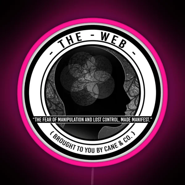 The Web Badge RGB Neon Sign