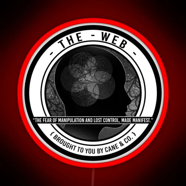 The Web Badge RGB Neon Sign