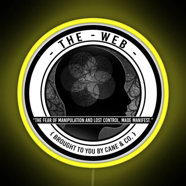 The Web Badge RGB Neon Sign