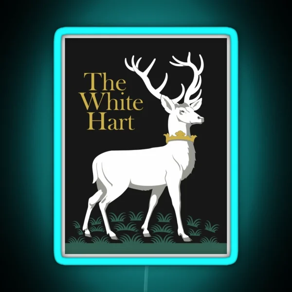 The White Hart Pub Sign RGB Neon Sign
