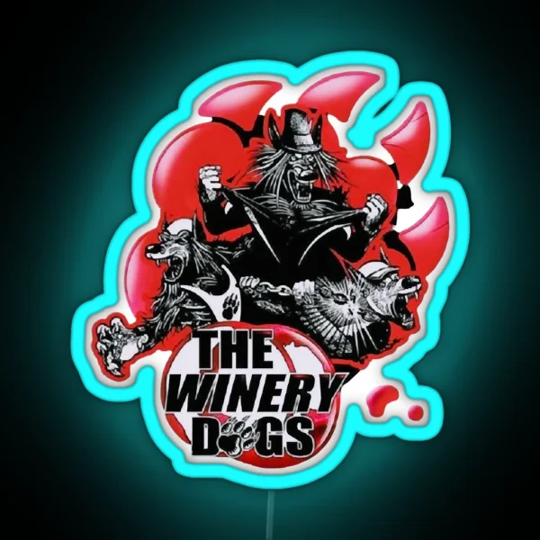 The Winery Dogs Band RGB Neon Sign