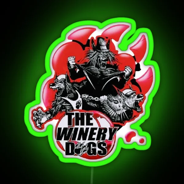 The Winery Dogs Band RGB Neon Sign