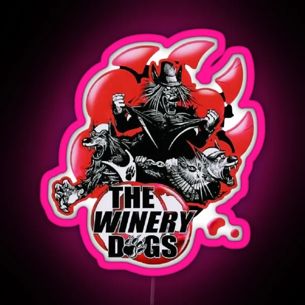 The Winery Dogs Band RGB Neon Sign