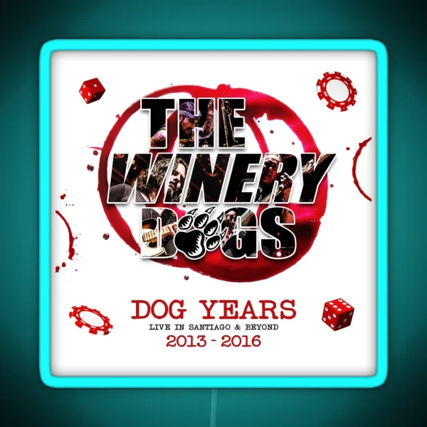 The Winery Dogs Dog Years RGB Neon Sign