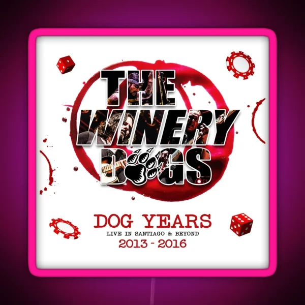 The Winery Dogs Dog Years RGB Neon Sign