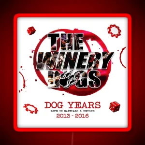 The Winery Dogs Dog Years RGB Neon Sign