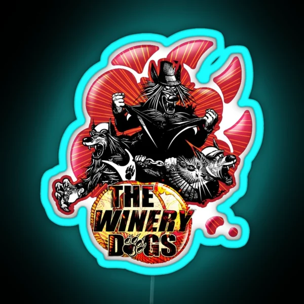 The Winery Dogs RGB Neon Sign