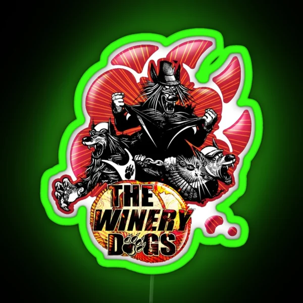 The Winery Dogs RGB Neon Sign