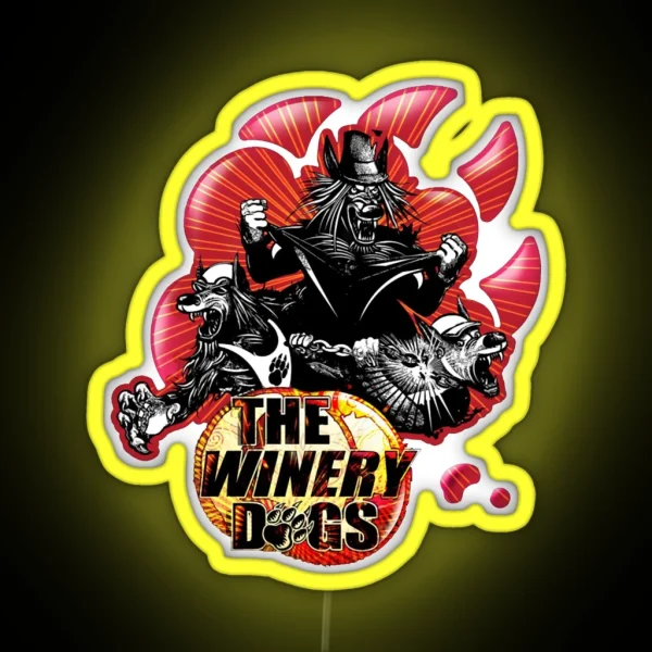 The Winery Dogs RGB Neon Sign