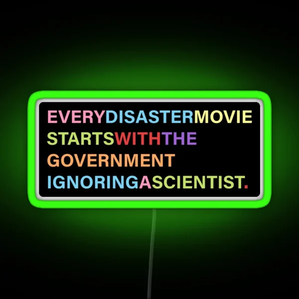 The Wisdom In Fiction RGB Neon Sign