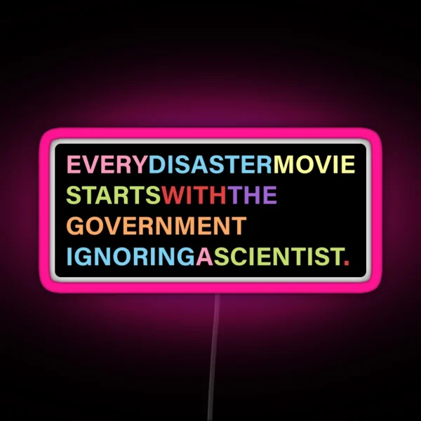 The Wisdom In Fiction RGB Neon Sign