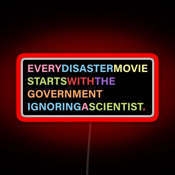 The Wisdom In Fiction RGB Neon Sign