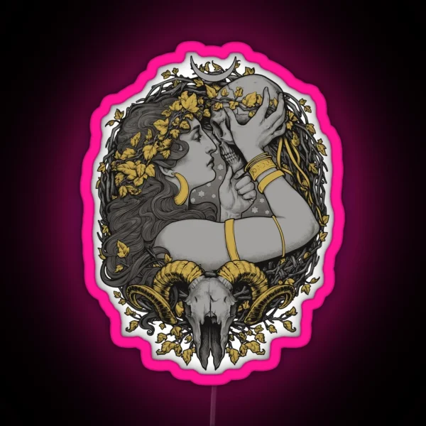 THE WITCH RGB Neon Sign