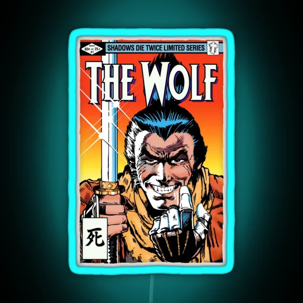 The Wolf V2 RGB Neon Sign