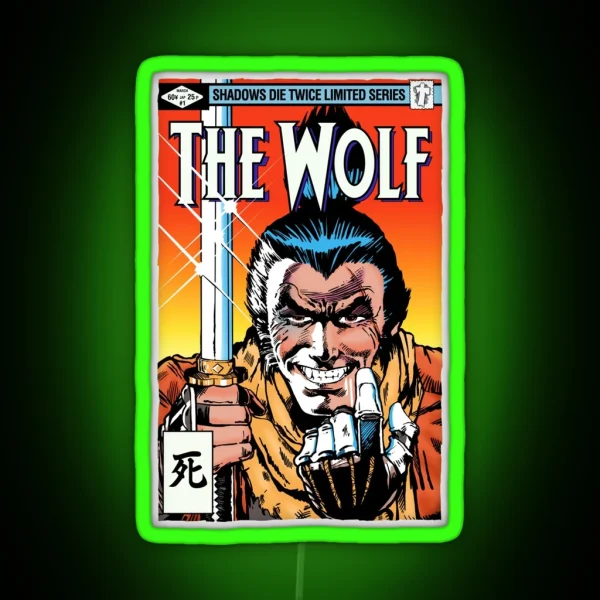 The Wolf V2 RGB Neon Sign