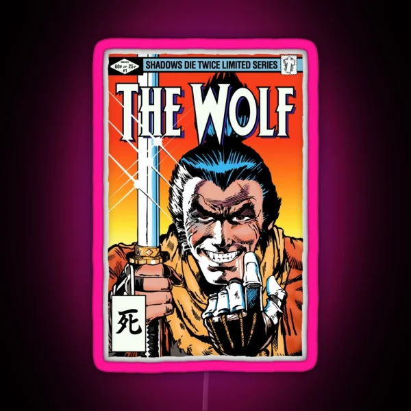 The Wolf V2 RGB Neon Sign