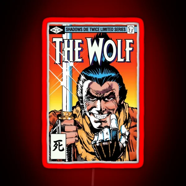 The Wolf V2 RGB Neon Sign