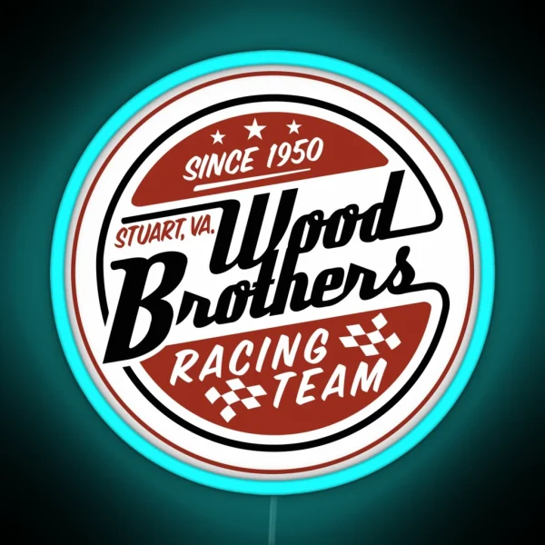 The Wood Broth Racing RGB Neon Sign