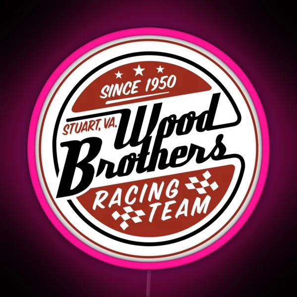The Wood Broth Racing RGB Neon Sign