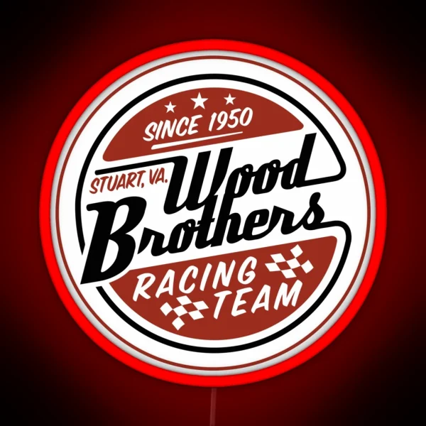 The Wood Broth Racing RGB Neon Sign