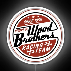 The Wood Broth Racing RGB Neon Sign