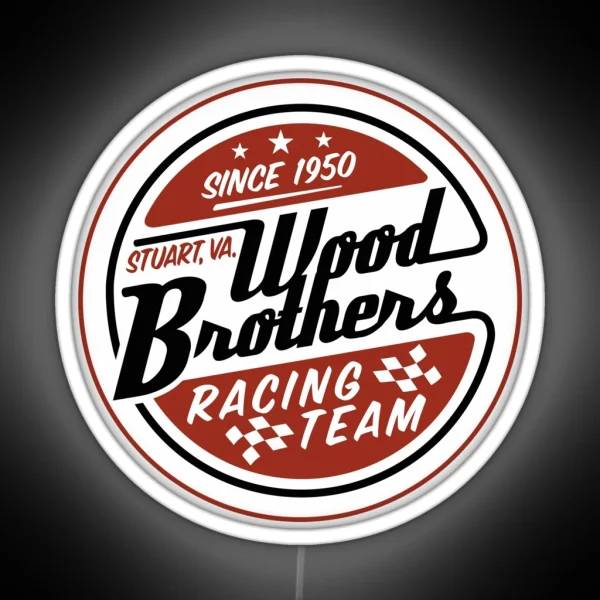 The Wood Broth Racing RGB Neon Sign