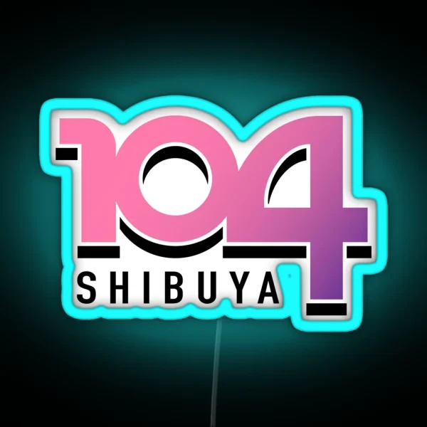 The World Ends With You Shibuya 104 Logo RGB Neon Sign