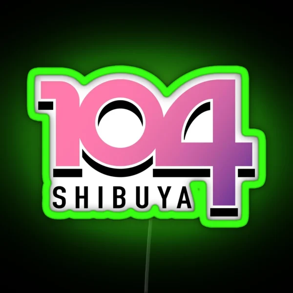 The World Ends With You Shibuya 104 Logo RGB Neon Sign