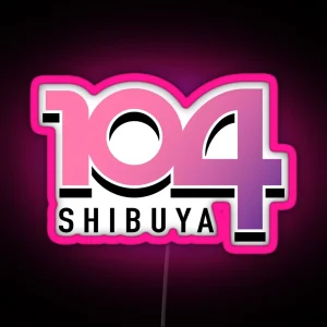 The World Ends With You Shibuya 104 Logo RGB Neon Sign