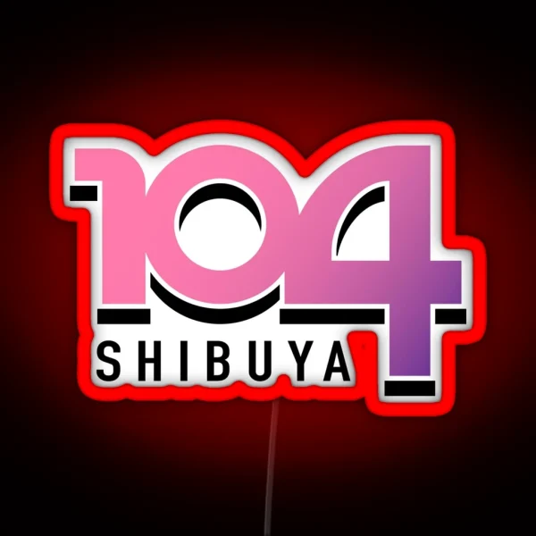 The World Ends With You Shibuya 104 Logo RGB Neon Sign