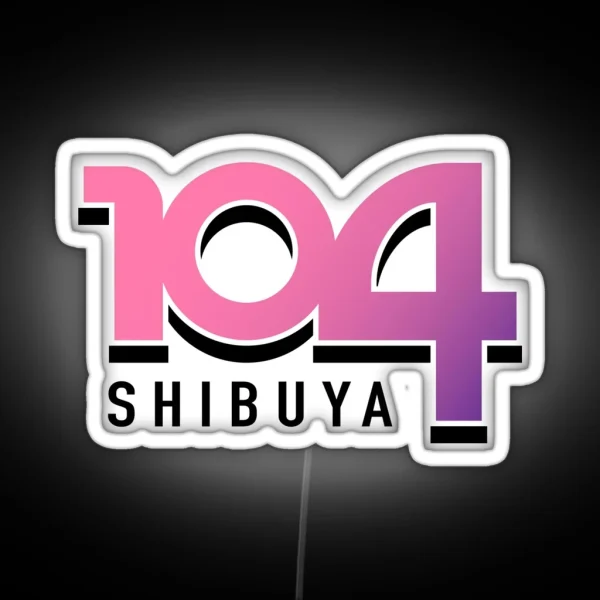 The World Ends With You Shibuya 104 Logo RGB Neon Sign