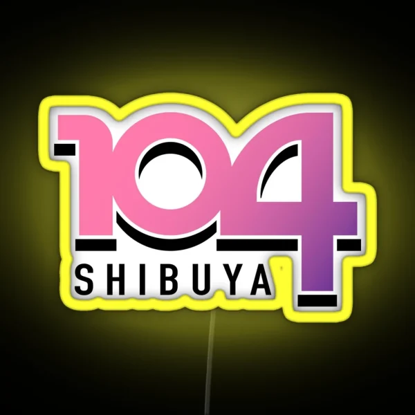 The World Ends With You Shibuya 104 Logo RGB Neon Sign