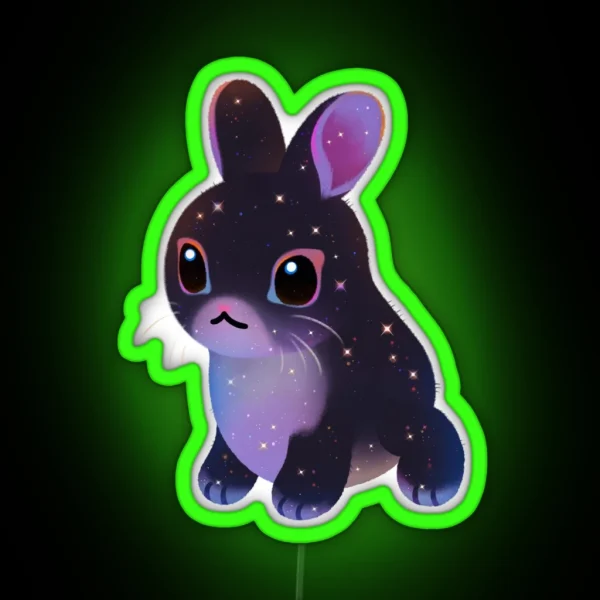 The Year Of Black Rabbit RGB Neon Sign