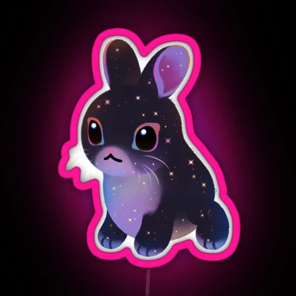 The Year Of Black Rabbit RGB Neon Sign
