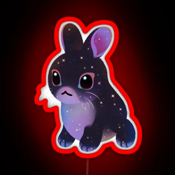 The Year Of Black Rabbit RGB Neon Sign