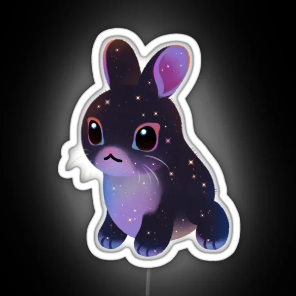 The Year Of Black Rabbit RGB Neon Sign
