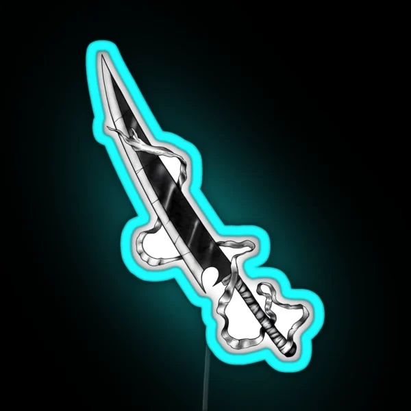 The Zangetsu Sword RGB Neon Sign
