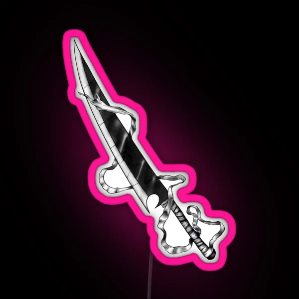 The Zangetsu Sword RGB Neon Sign