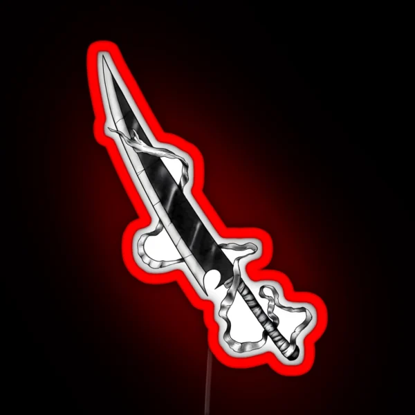 The Zangetsu Sword RGB Neon Sign