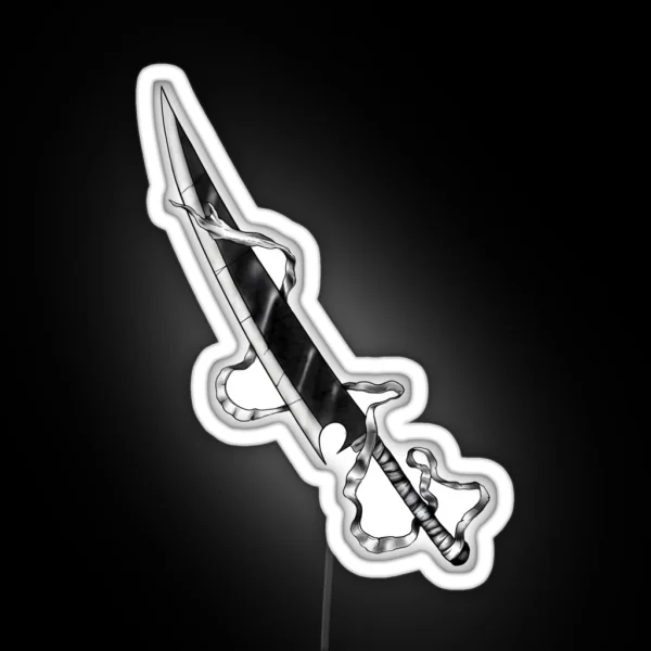 The Zangetsu Sword RGB Neon Sign