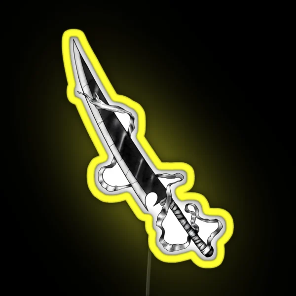 The Zangetsu Sword RGB Neon Sign