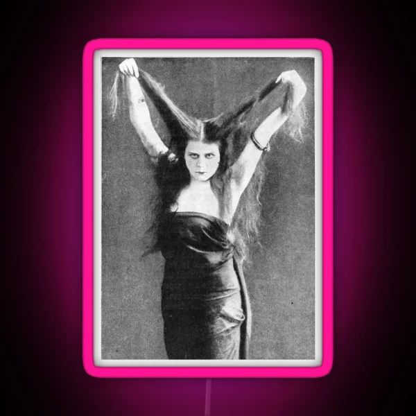 Theda S Hair RGB Neon Sign