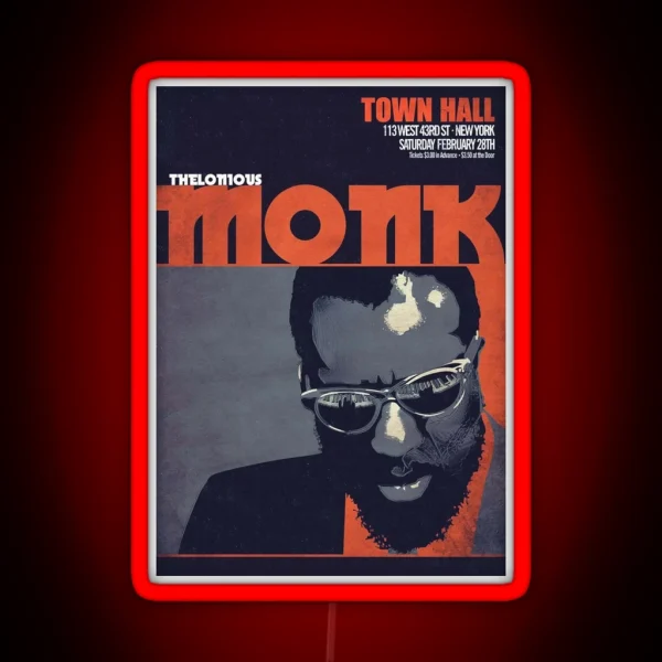 Thelonious Monk RGB Neon Sign