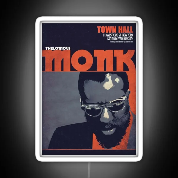 Thelonious Monk RGB Neon Sign