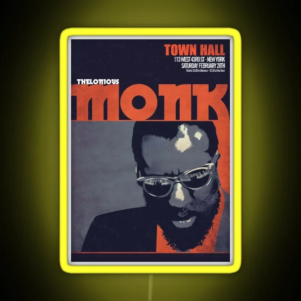 Thelonious Monk RGB Neon Sign