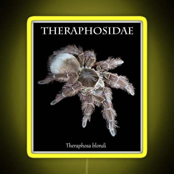 Theraphosa Blondi Goliath Birdeater World S RGB Neon Sign