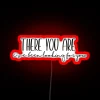 Rhysand's iconic quote from ACOTAR in neon sign, illuminated by RGB colors.