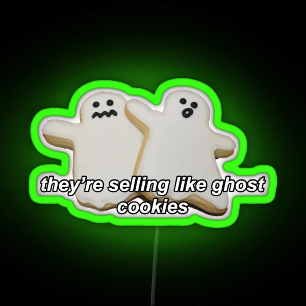 They Re Selling Like Ghost Cookies Alex Turner RGB Neon Sign