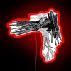 Neon sign reading 'The Gun Devil'